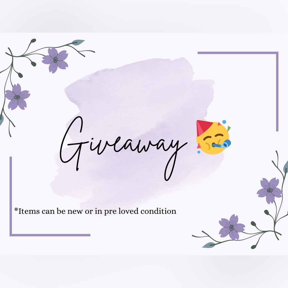 🥳Giveaway💜